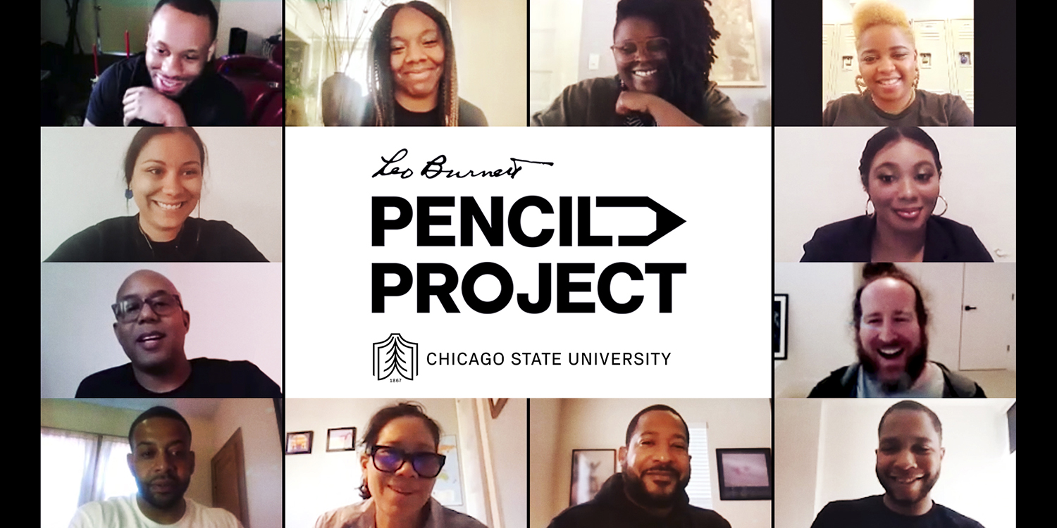 Leo Burnett Project Screen capture of a Leo Burnett Project class meeting