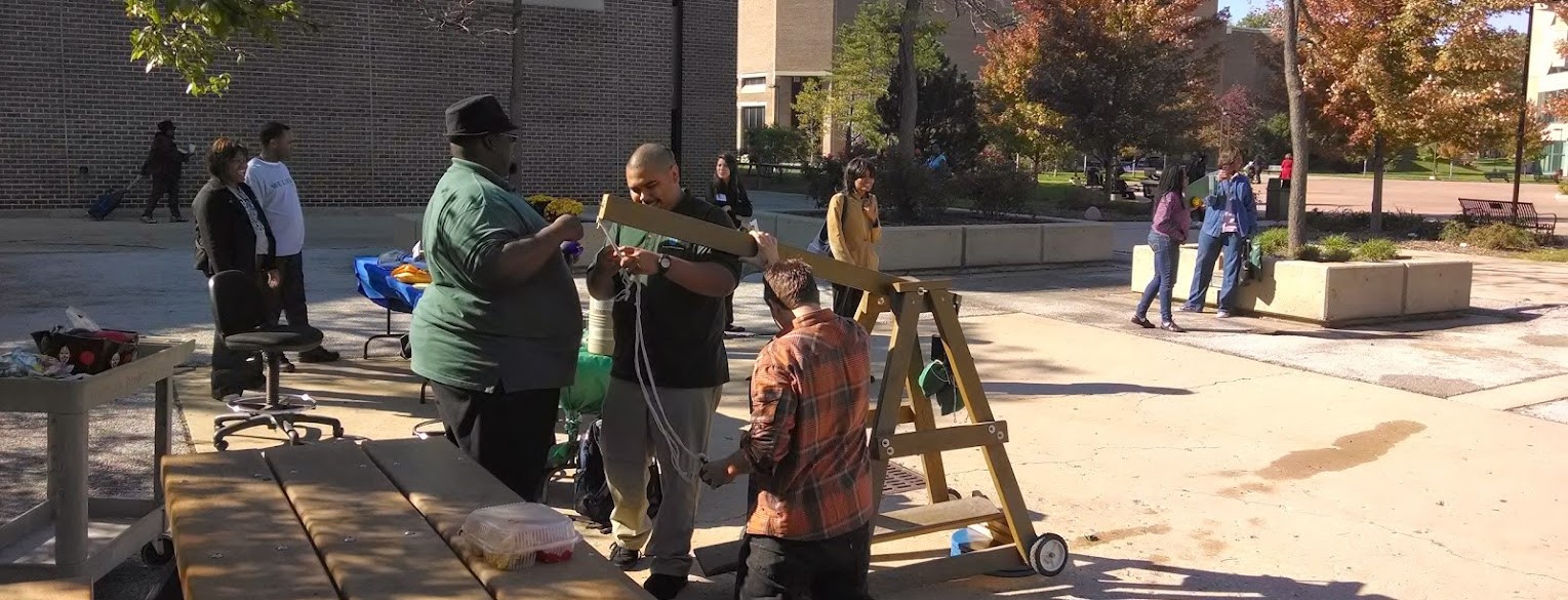 Using the CSU Trebuchet for water balloons