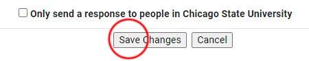 Save Changes