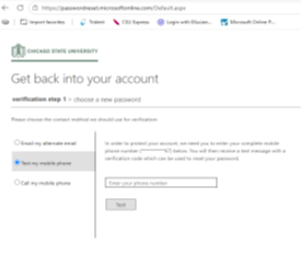 Get back into your account